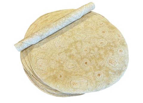 12 in. White Tortilla Wrap (12 pack) - HL