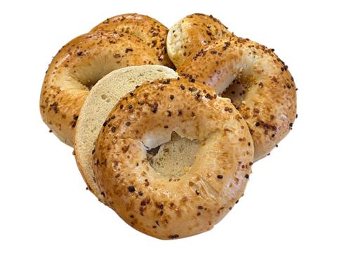 5 oz. Onion Bagel Sliced (6 pack) - OMG