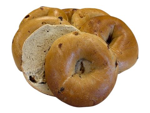 5 oz. Raisin Bagel Sliced (6 pack) - OMG