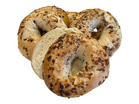 5 oz. Everything Bagel Sliced (6 pack) - OMG