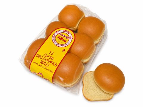 3D Deli Sandwich Roll Sliced (12 pack) - H