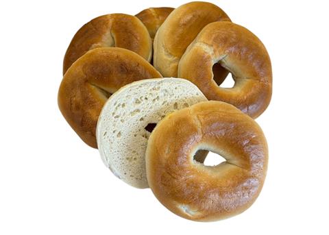 5 oz. Plain Bagel Sliced (6 pack) - Elie