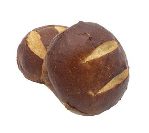 4 in. Pretzel Roll Sliced (12 pack) - Fi