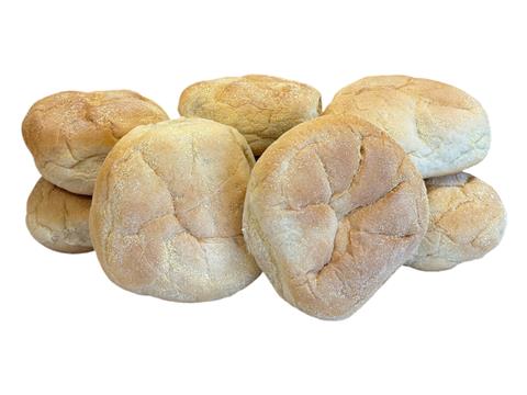 4 in. Cornmeal Bulkie Roll (6 pack) - SB