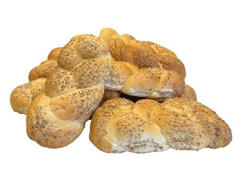 Large Seeded Braided Roll (12 pack) - WH