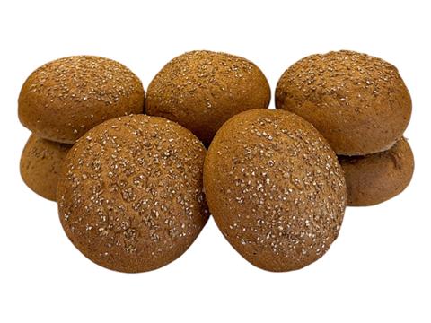 4 in. Honey Wheat Hamburger Roll (12 pack) - Fi