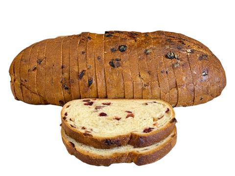 Cranberry Bread Oval Thin Sliced - Fi