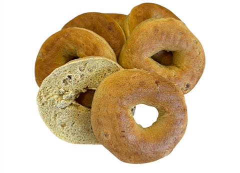 5 oz. French Toast Bagel Sliced (6 pack) - Elie