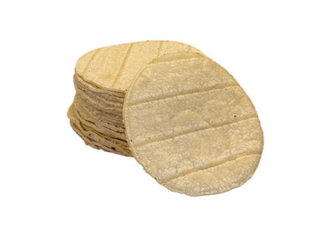 6 in. White Corn Tortilla Wrap (case of 432) - Elie