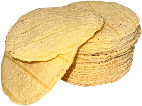6 in. Yellow Corn Tortilla Wrap (case of 600) - Elie