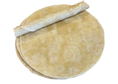 6 in. White Tortilla Wrap (case of 240) - Elie