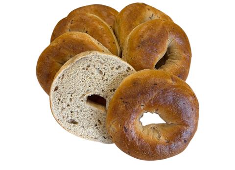 4 oz. Cinnamon Raisin Bagel Sliced (6 pack) - Elie