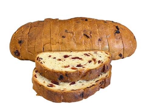 Cranberry Bread Oval Thick Sliced - Fi