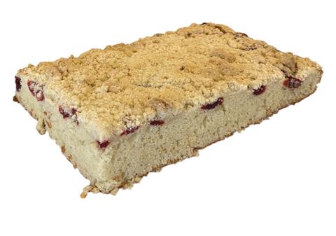 Raspberry Coffee Cake 1/4 Sheet - BX