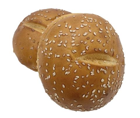 4 in. Seeded Potato Hamburger Roll Sliced (12 pack) - Fi
