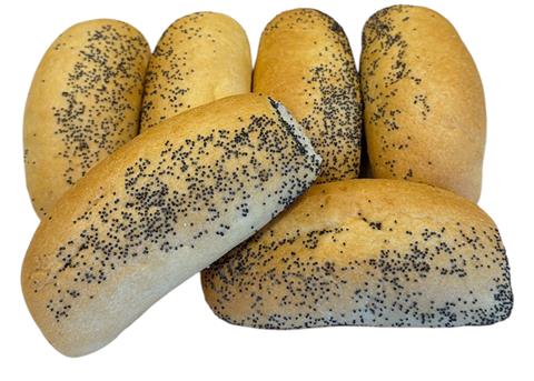 5 in. Poppy Coney Hot Dog Roll (6 pack) - Fi