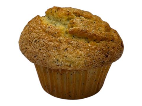 Large Lemon Poppy Muffin Each (indiv wrap) - BX