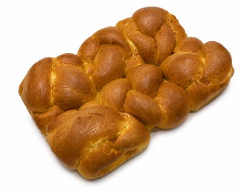 4 in. Challah Egg Knotted Roll (6 pack) - BX