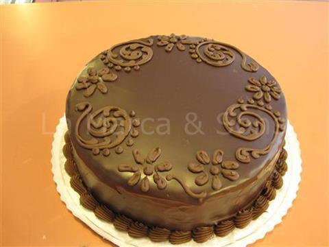 10 inch Chocolate Cake with Chocolate Frosting -Co