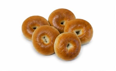 1.5 oz. Mini Plain Bagel (12 pack) - Elie
