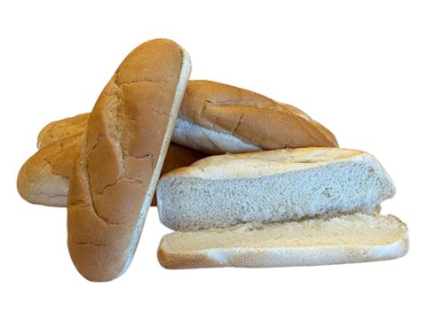 7.5 in. Crusty White Sub Sliced (case of 72) - P