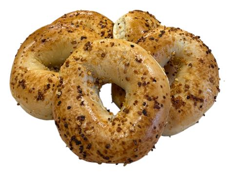 5 oz. Onion Bagel (6 pack) - OMG