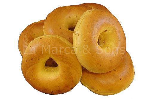 5 oz. Onion Bagel Sliced (6 pack) - OMG