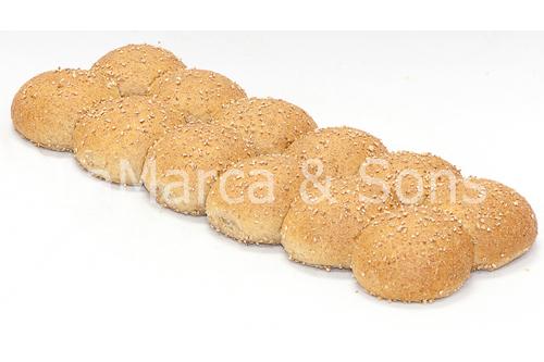 1 oz. Wheat Dinner Roll (12 pack) - Fi