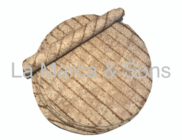 12 in. Grill Mark Wheat Tortilla Wrap (12 pack) - Joseph