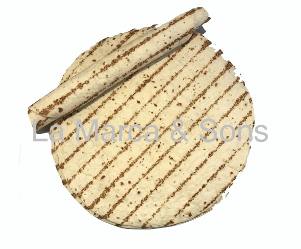 12 in. Grill Mark White Tortilla Wrap (12 pack) - Joseph