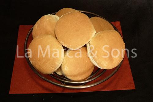 4.5 in. Hamburger Roll Sliced (12 pack) - P