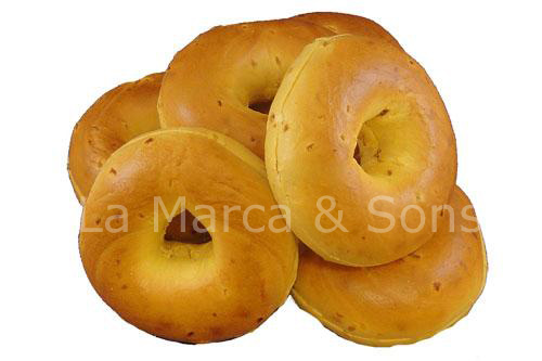 5 oz. Onion Bagel (6 pack) - OMG
