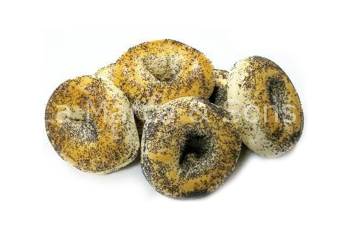 5 oz. Poppy Bagel (6 pack) - OMG